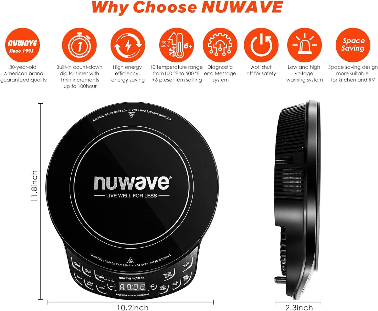 Nuwave PIC Flex Induction Cooktop