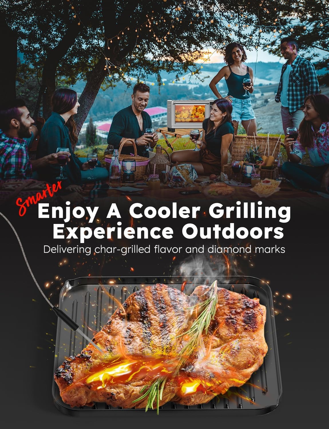 Nuwave Bravo XL Pro Smart Oven, Air Fryer & Grill