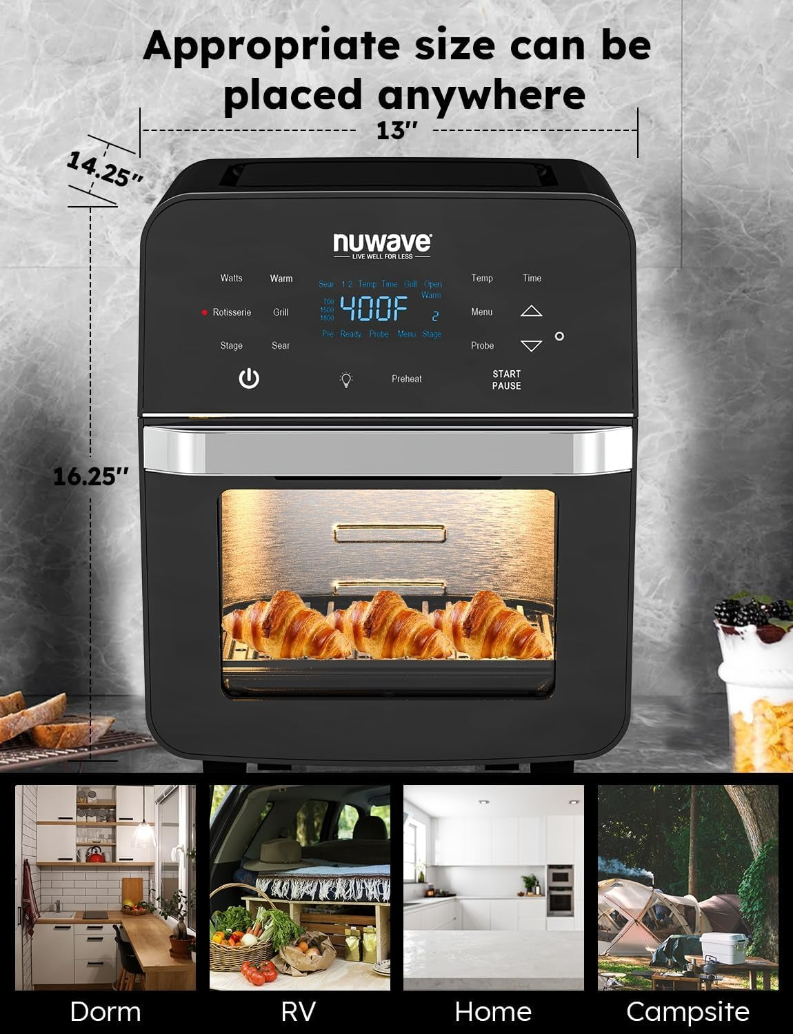 Nuwave Brio 15.5 QT Digital Air Fryer