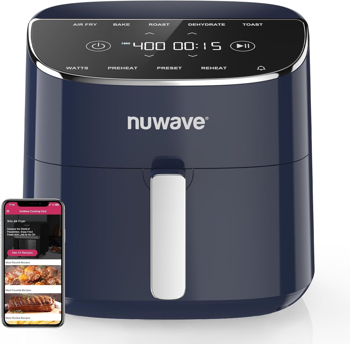 Nuwave Brio Plus Air Fryer 8 Qt