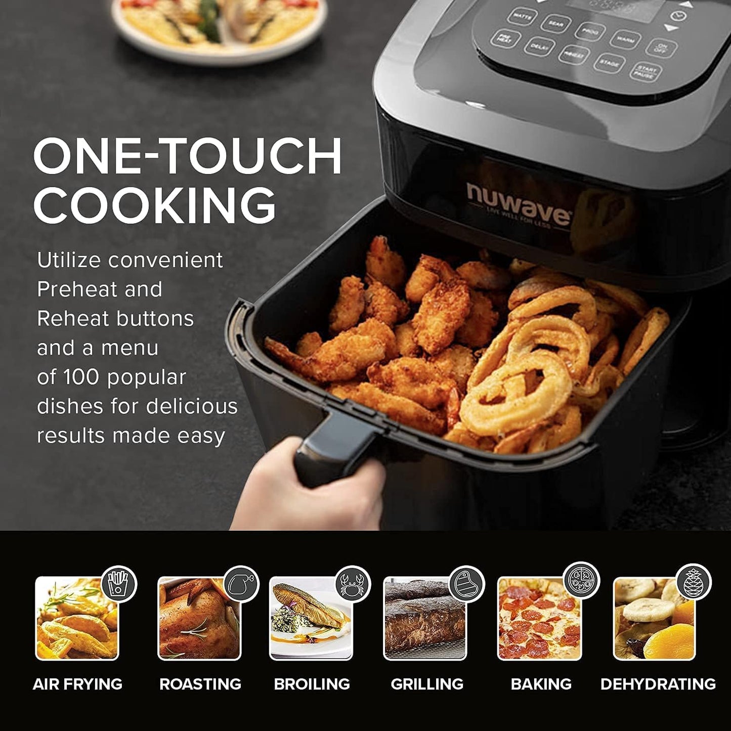 Nuwave Brio 7.25 QT Digital Air Fryer