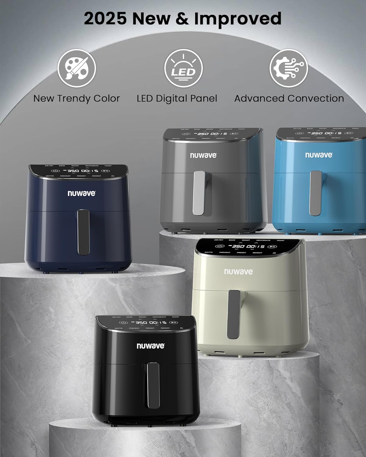 Nuwave Brio Plus Air Fryer 8 Qt