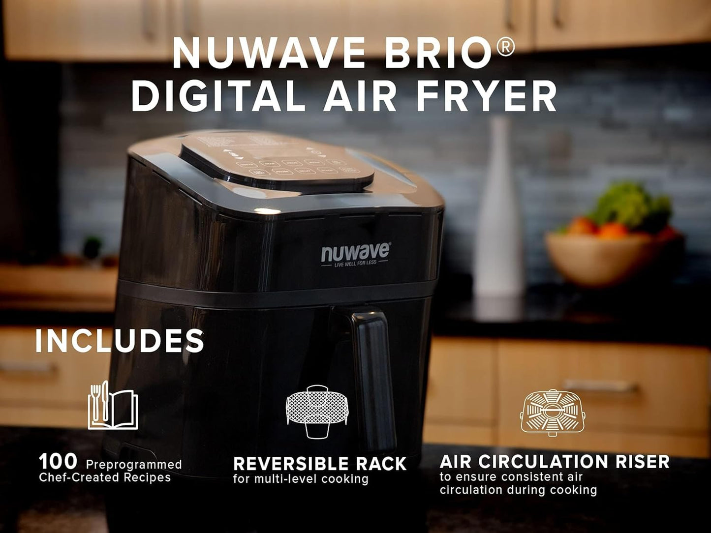 Nuwave Brio 7.25 QT Digital Air Fryer
