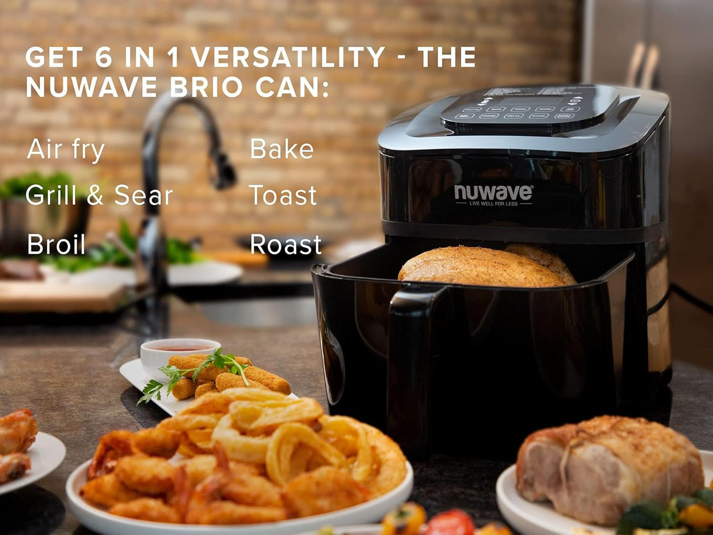 Nuwave Brio 7.25 QT Digital Air Fryer