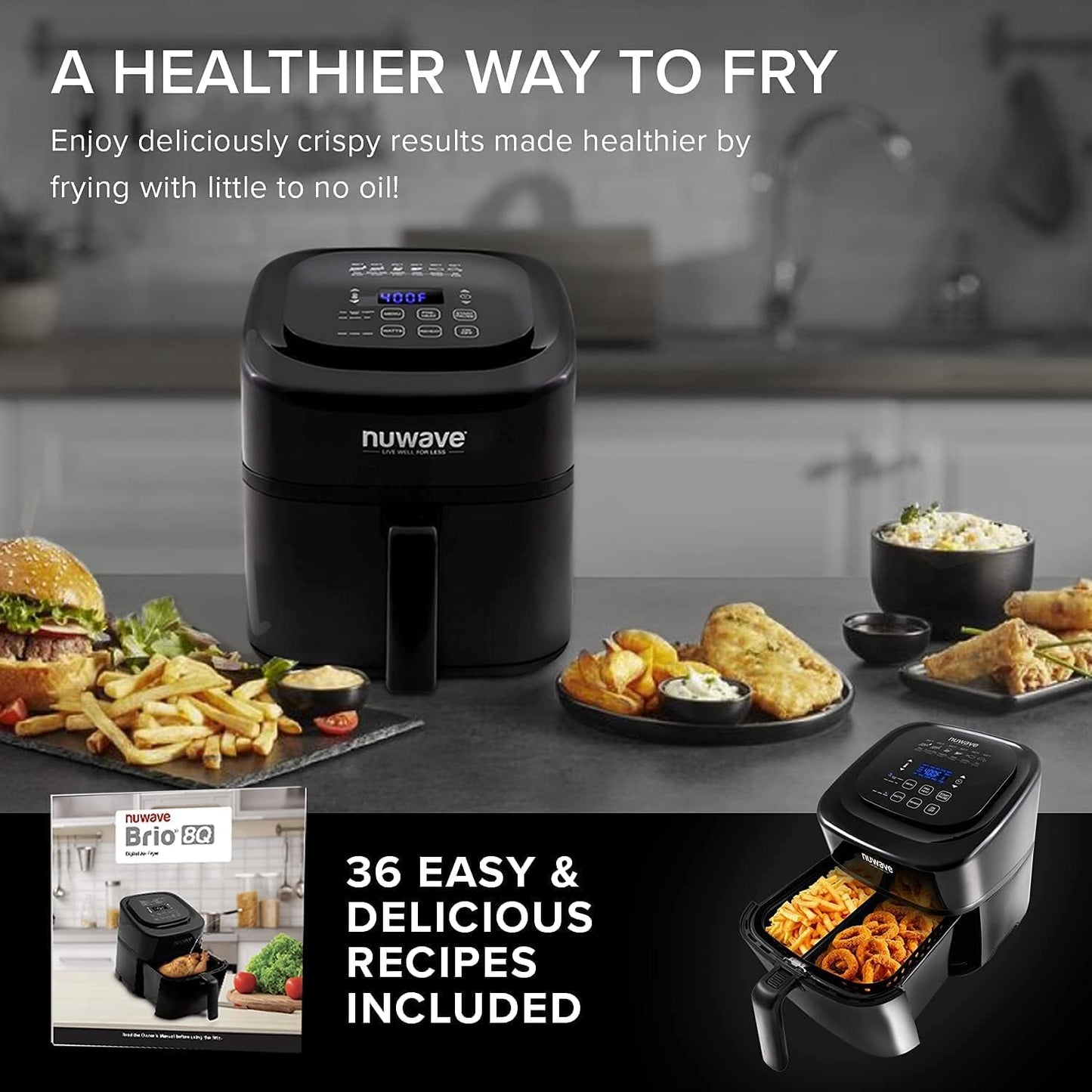 Nuwave Brio 7.25 QT Digital Air Fryer