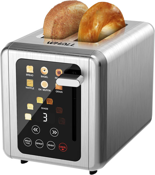 Stainless Steel Touch Screen Digital Timer Toaster