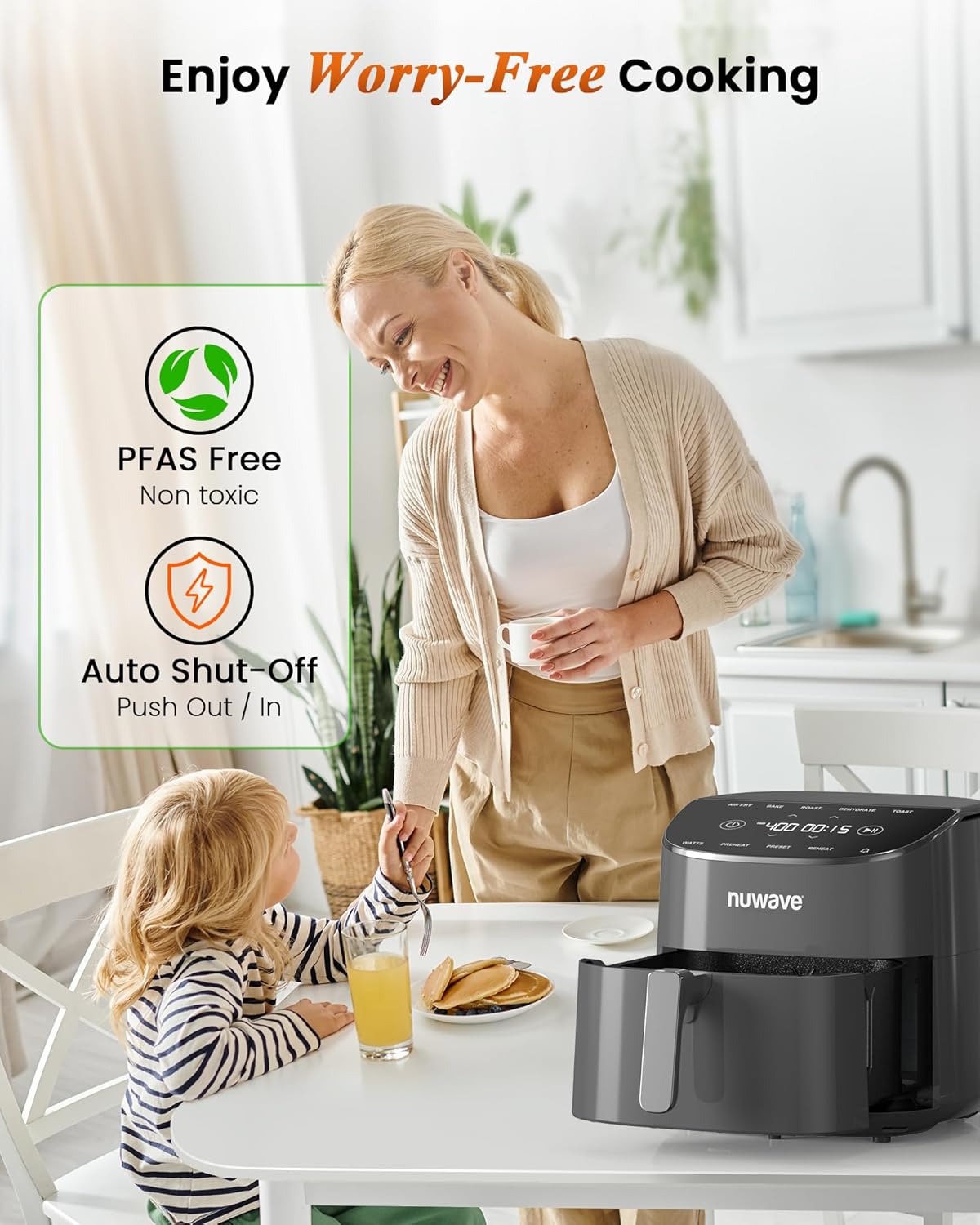 Nuwave Brio Plus Air Fryer 8 Qt