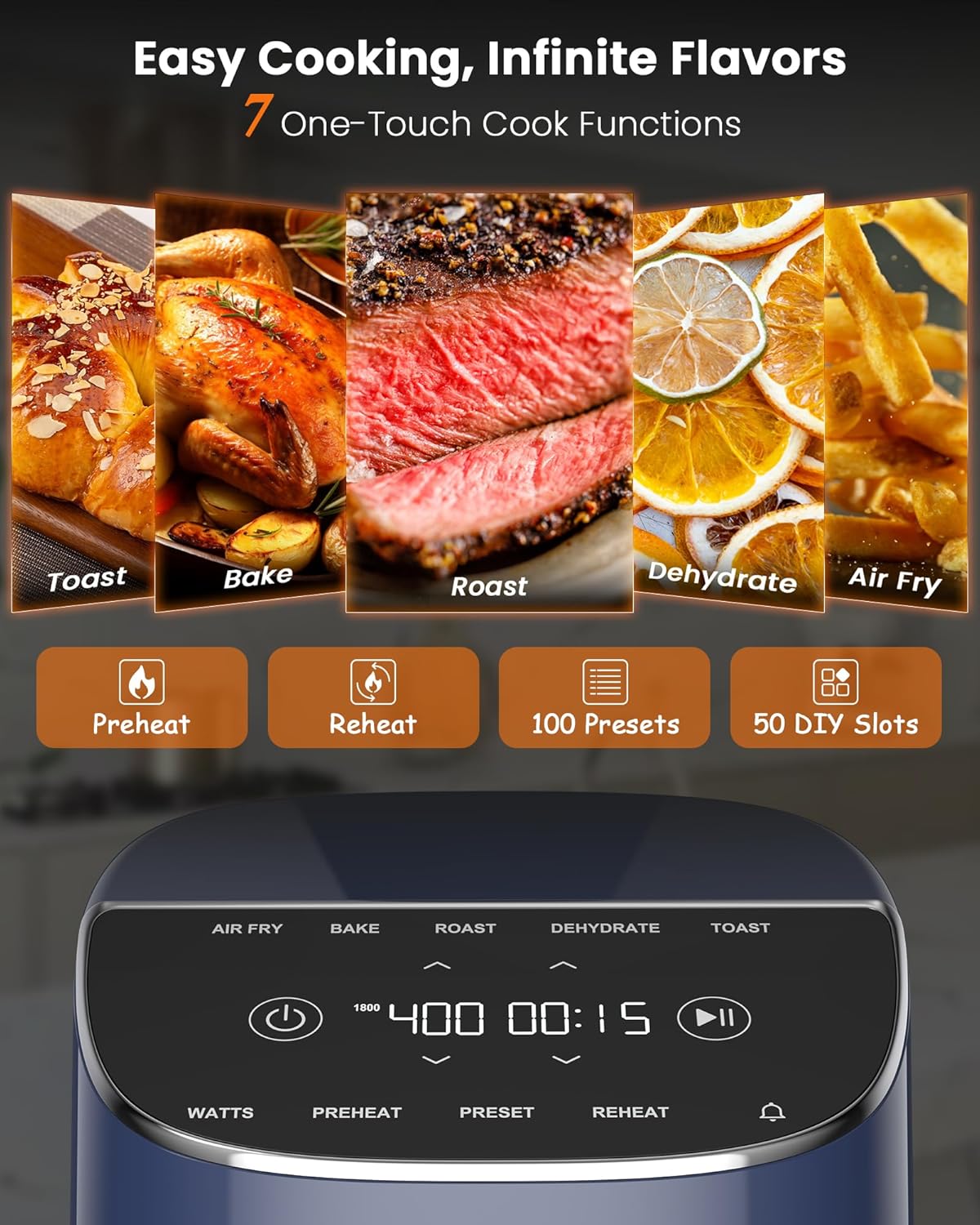 Nuwave Brio Plus Air Fryer 8 Qt