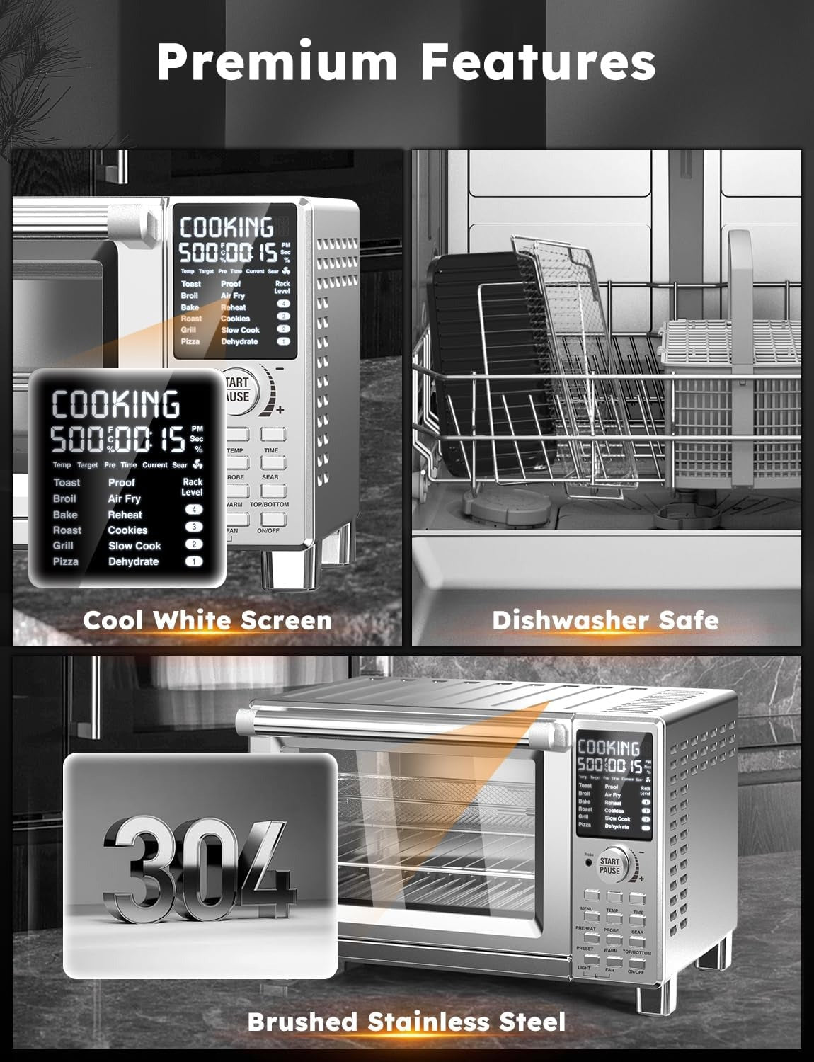 Nuwave Bravo XL Pro Smart Oven, Air Fryer & Grill